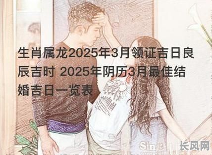 2025年属龙人结婚吉日精选:打造幸福婚姻的最佳时刻