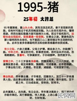 96年猪的命格是怎样的?它有什么特点?