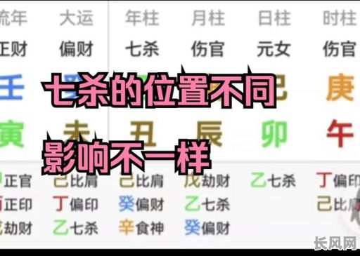 男命七杀格与女命杂气正官格有何特点及区别?