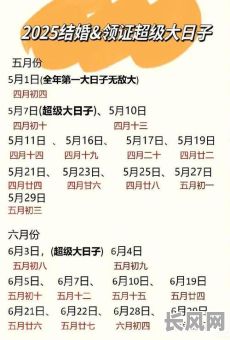 2025年8月领证吉日:精选最佳日期,开启幸福新篇章