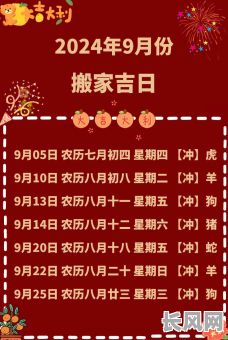 最佳搬家吉日好日子推荐,助您选对好日子顺利搬家!